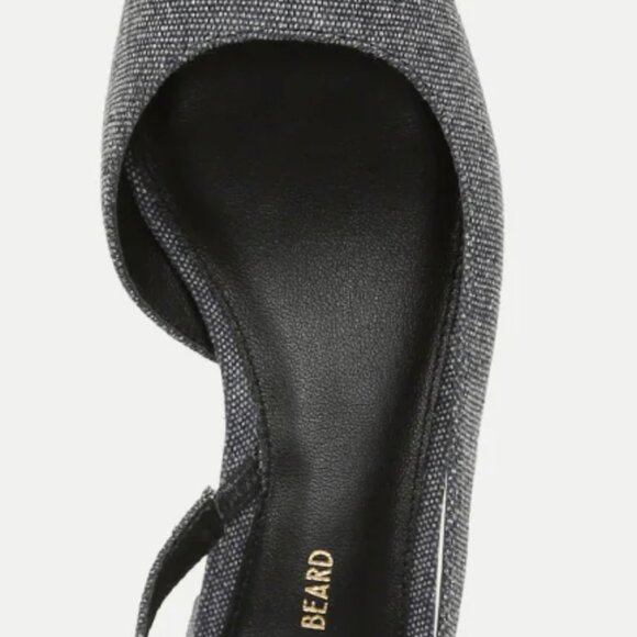 NWT - Veronica Beard, Cecile Denim Cap-Toe Slingback, Size 8 - Picture 2 of 10